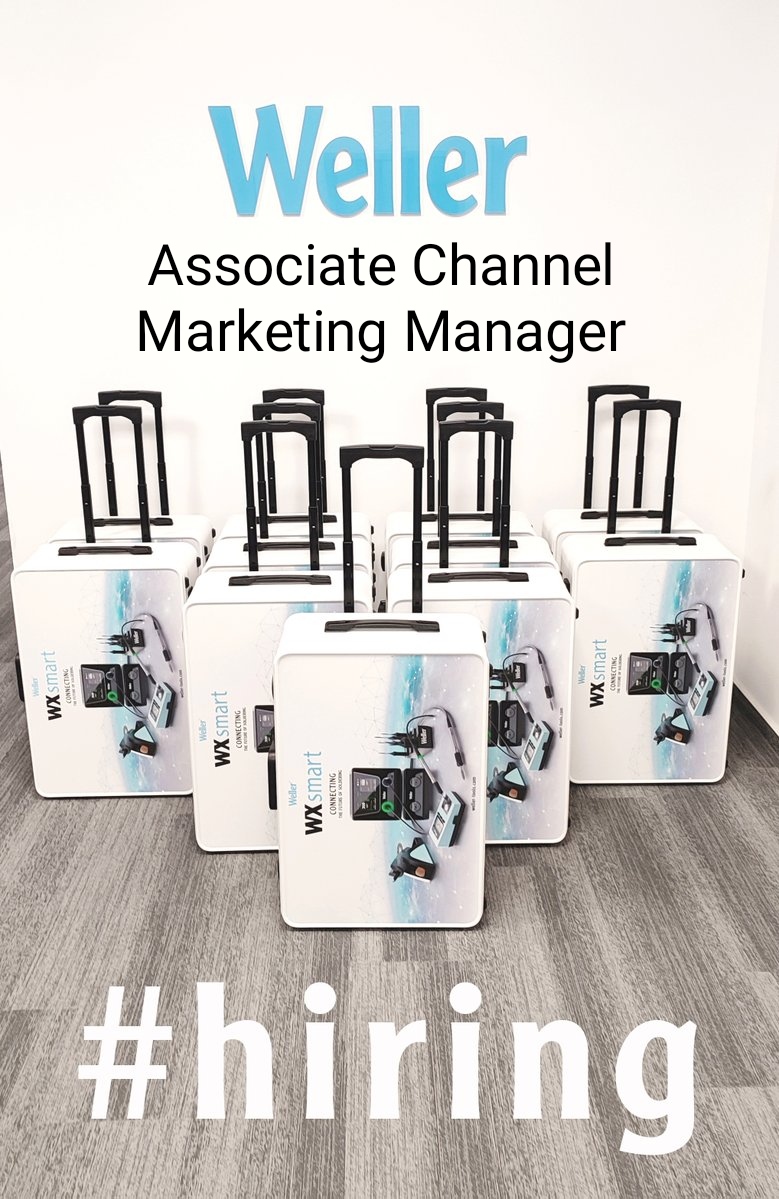 WellerTools's tweet photo. #WellerTools is #hiring an Associate #Channel #Marketing #Manager. Located in #Apex, #NC. Re u self-motivated, strong work ethic & experienced with Pro #Distri Channels? #Passion 4 tools & wanna be part of a great team?
Click the link: https://t.co/0xnhNsxpPx
#career #job #jobs https://t.co/Oaf4PEQnHv