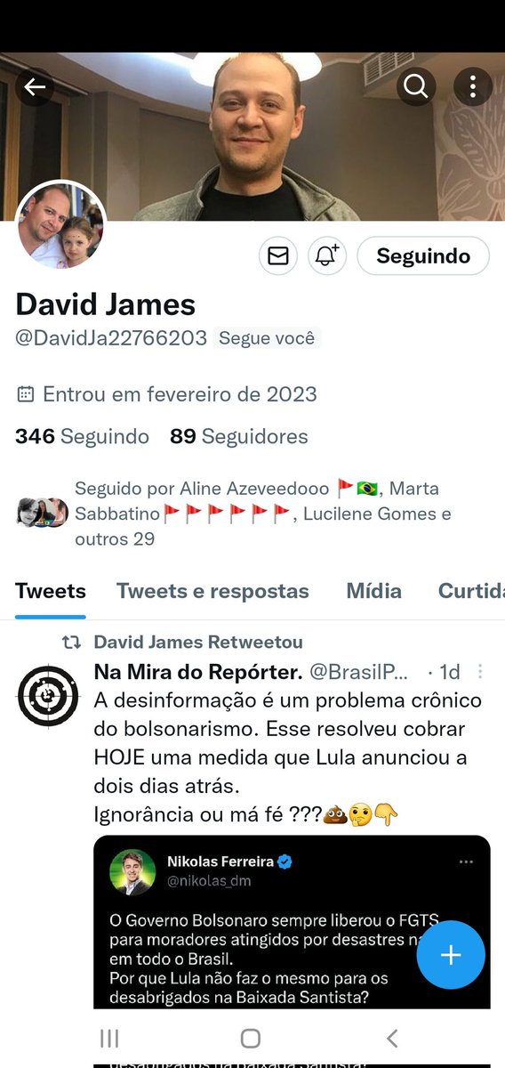 EmyTyba's tweet photo. Outro infiltrado. Apesar do perfil parecer de esquerda, o alvo dele são mulheres. Cuidado! https://t.co/tJZ0heN8rz