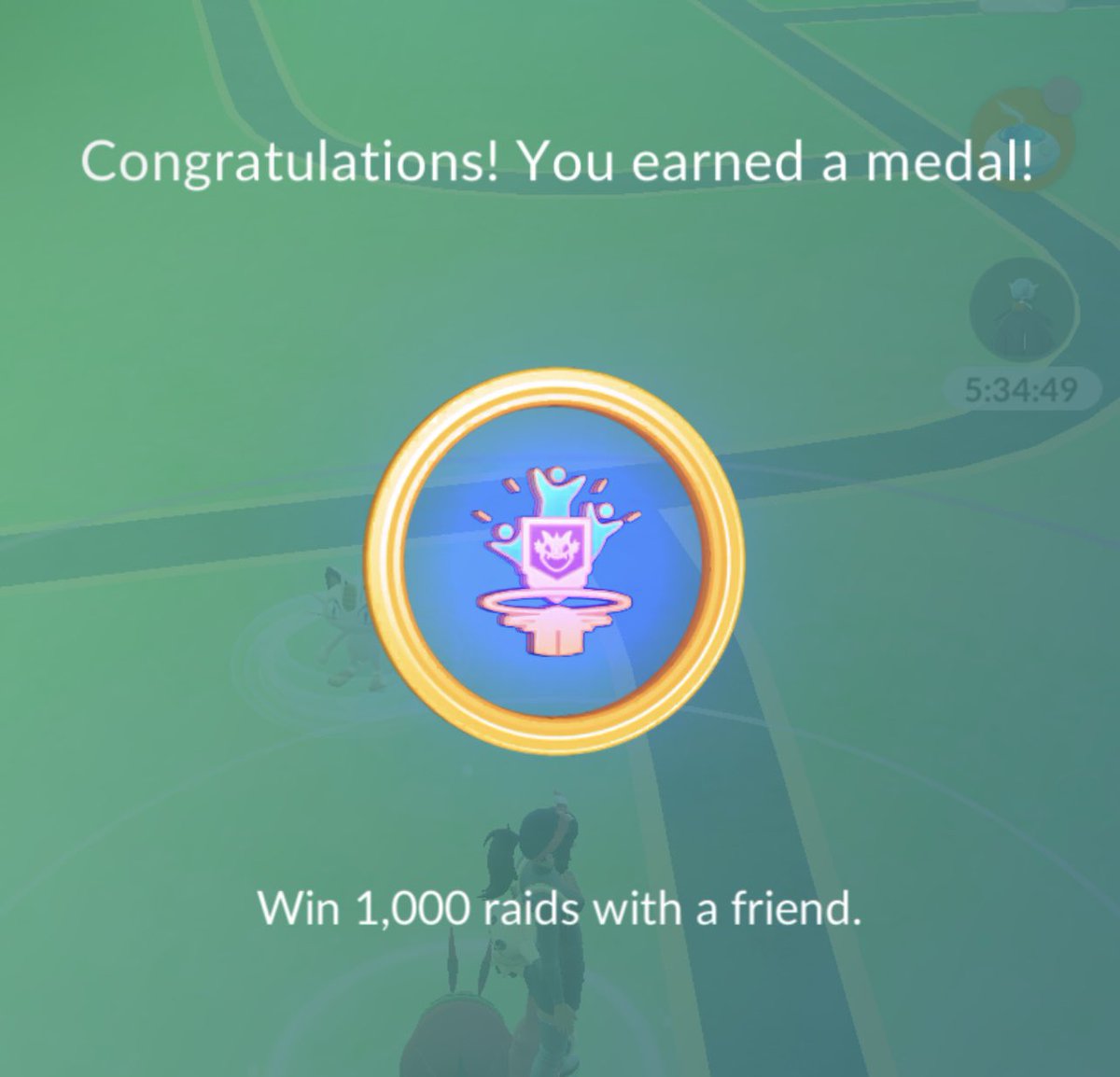 Thank you to everyone who has helped me earn this. Raiding is my favorite part of the game and how I get my strongest Pokémon. I appreciate you guys @WHITEHEAD305, @autumnapollonia, @_Gx100 and @HumphriesKati and many more. #PokemonGO #pokemonraids #PokemonGOApp #PokemonGOfriend
