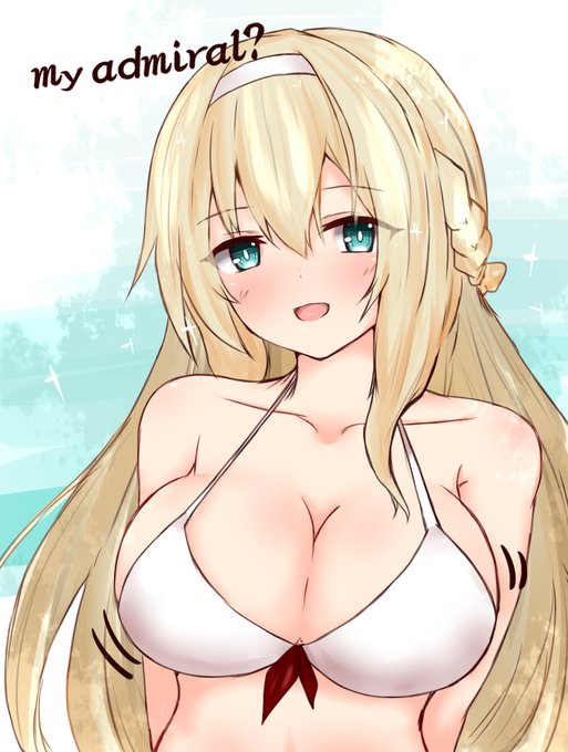 誰よりも白ビキニの似合う淑女
#ウォースパイト
#艦これ版深夜の真剣お絵描き60分一本勝負
#艦これ版真剣お絵描き60分一本勝負_20230224 