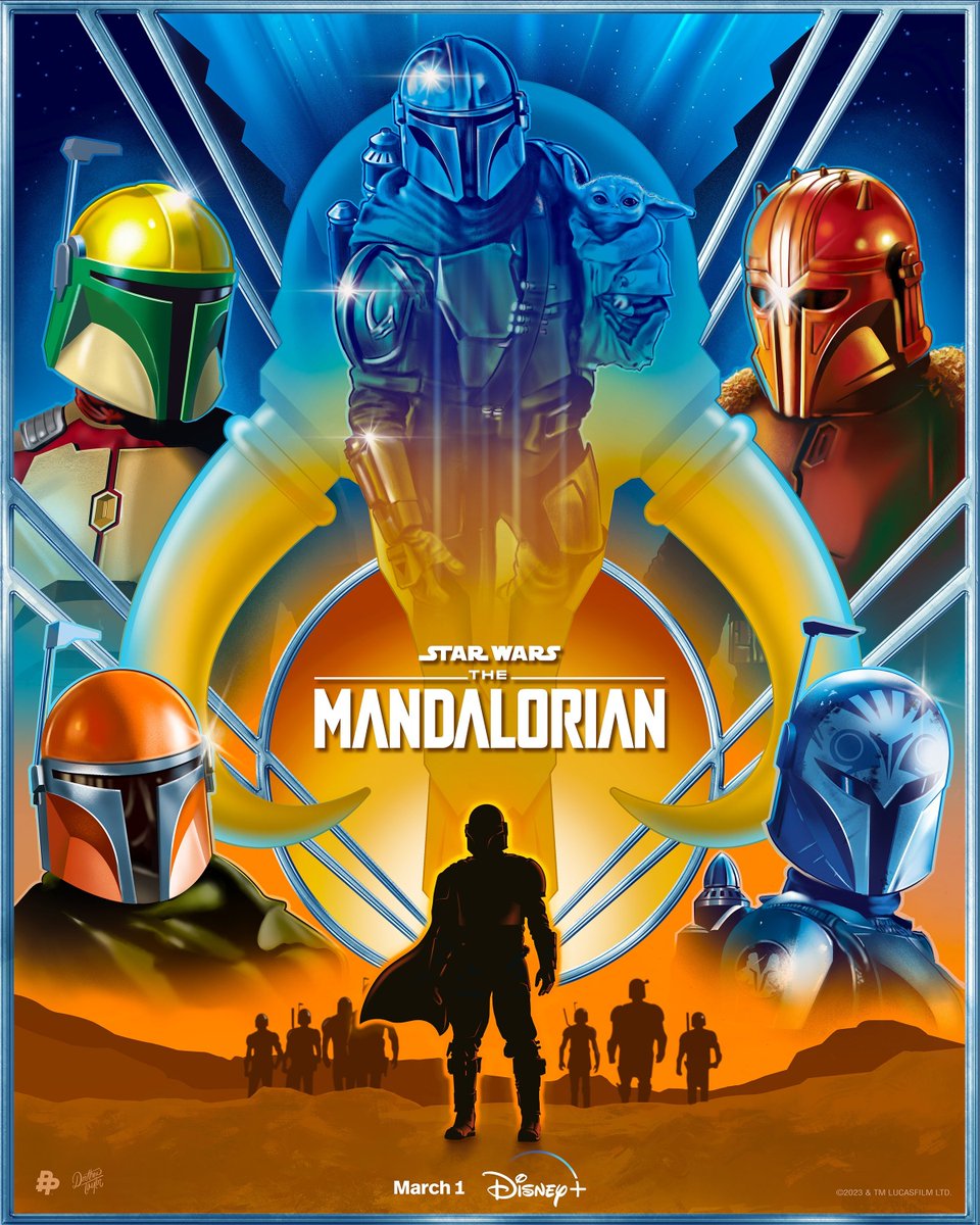 Menuda pasada de artes oficiales para #TheMandalorian creados por <a href="/camartinart/">C.A. Martin Art</a> y <a href="/tpdesigninc/">Dorothea Taylor</a> 

Lucen fantásticos uno junto al otro 🤍💙🧡