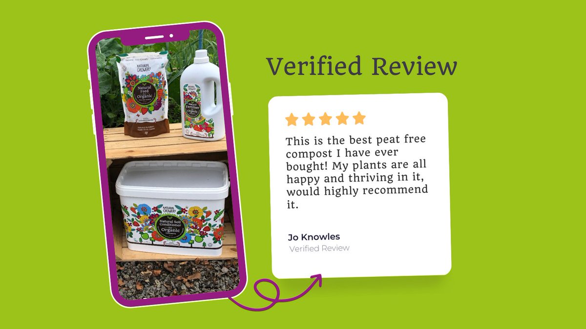 A great customer review to end the week! 
Happy Friday growers.