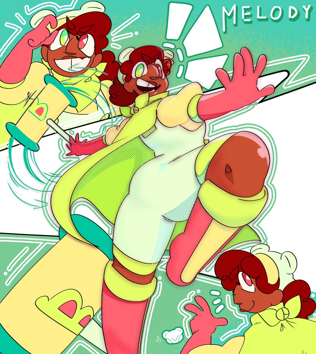 unknown_arie's tweet photo. I have…ocs 
I’m working on my very own comic series and I’m hoping to post some few episodes soon on tumblr 🦧

Basically it’s about a criminal and a super-heroine being unintentional frenemies somehow getting into misadventures together 

#ocs #oc #melonsservedwithspiders https://t.co/gou4j8qsbT