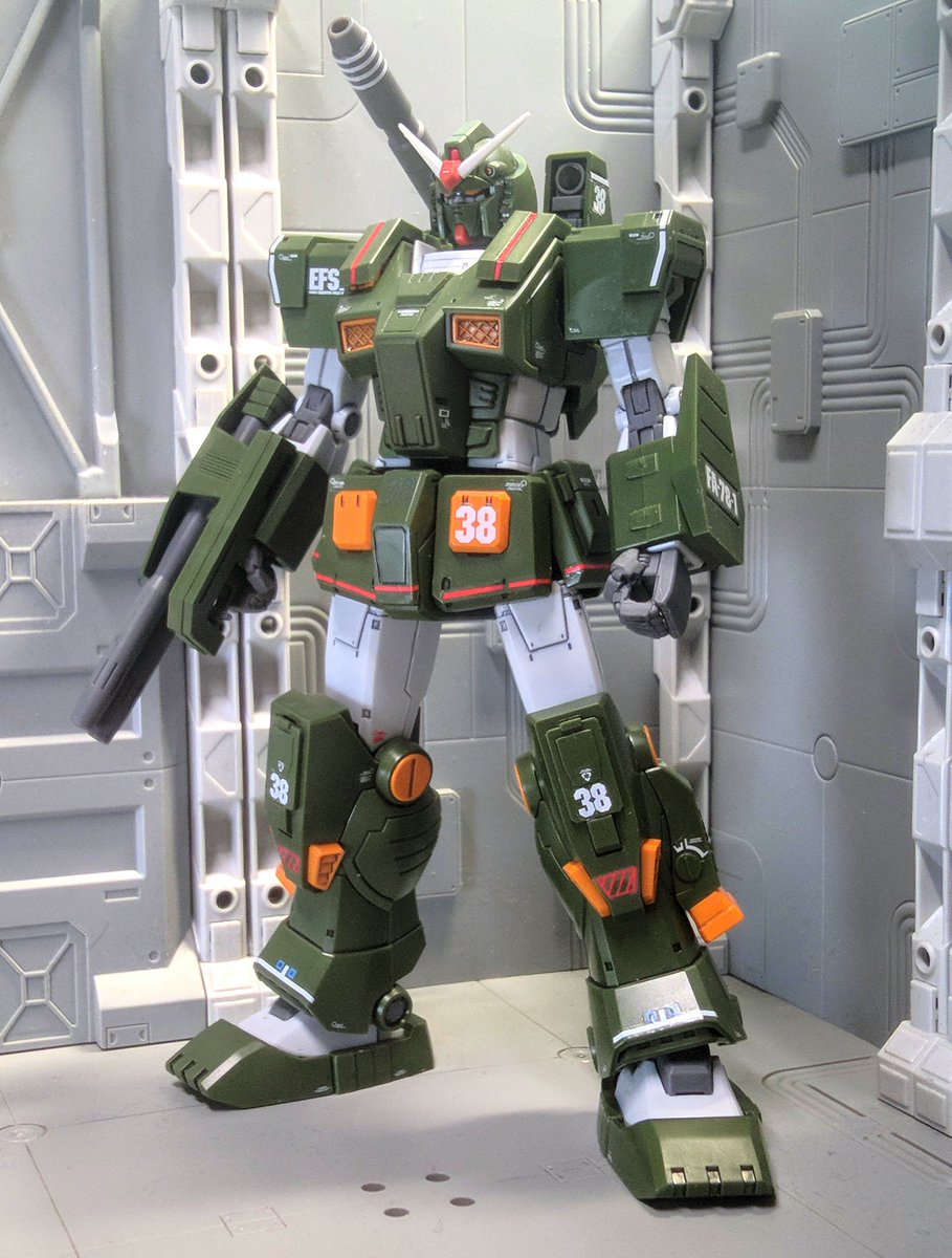 sci_modeler's tweet photo. Finally finished with FA-78-1. Love it. The decals were nightmare though. 
#hgフルアーマーガンダム #フルアーマーガンダム #fa781 #fullarmorgundam #hgfullarmorgundam https://t.co/TiT2iIMNDF