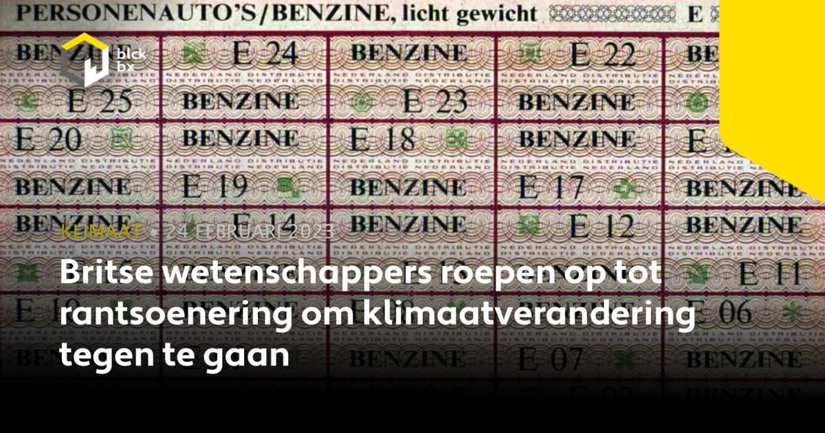 blckbxnews's tweet photo. Academici van de Universiteit van Leeds roepen regeringen op om goederen als vlees, kleding en brandstof op rantsoen te zetten om klimaatverandering tegen te gaan. Een soort CO2-budget, maar dan net iets anders.
➡️ https://t.co/VuNIwETEWT
#Rantsoenering #Klimaatverandering https://t.co/jBZzV0rB9y