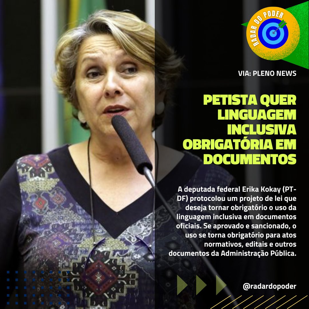 oradardopoder's tweet image. #petista #linguagem #neutra