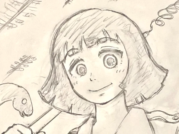 下描きほぼ終了しました✨✨✨
描いてて楽しい漫画です♪
これを終えたら「百年後」のラスト2話に取り掛かります🖋 