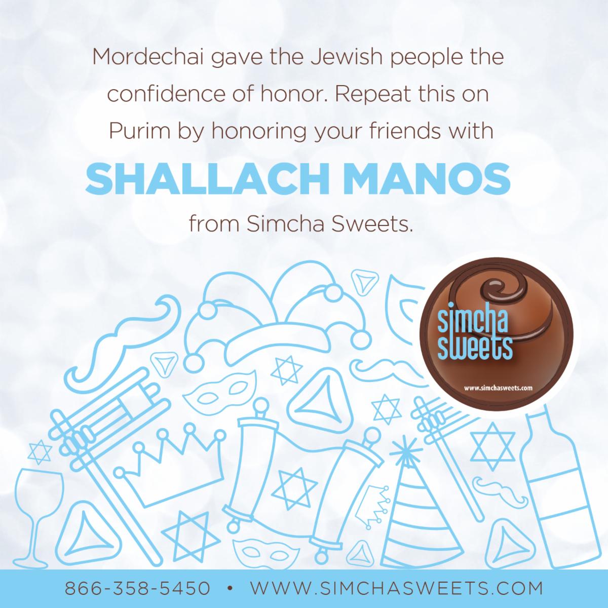 #SimchaSweets #Purim2023 #ShallachManos # ShallachManot #Kosher #Celebrate #greatselection #shipanywhere #ordertoday #Achashveirosh conta.cc/3jxRivH
conta.cc/3IO2M8e