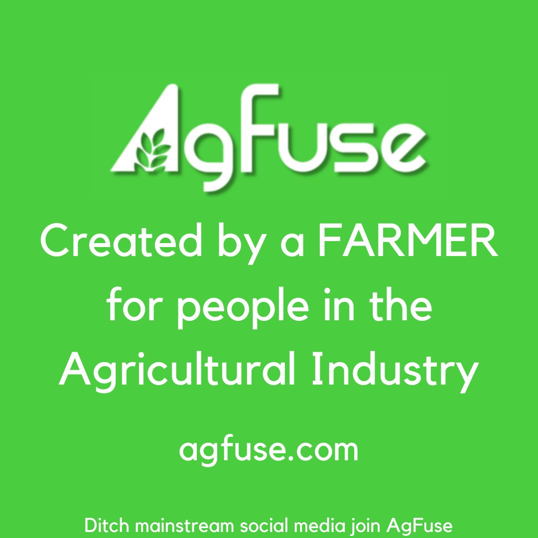 If you are looking for a social media platform highlighting the Ag Industry, its people and the business within it, come join AgFuse. agfuse.com/join