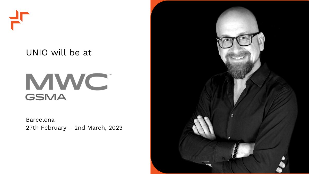 @UNIO_Enterprise (@unio_enterprise) on Twitter photo Next week UNIO will attend the #MWC23 from February 28th to March 2nd in Barcelona. We can't wait to meeting the best players in the #connectivity industry, being surrounded by top entrepreneurs and investors in the ecosystem. Make sure to reach out to <a href="/sebastroehl/">Sebastian Ströhl</a> See you there! Next week UNIO will attend the #MWC23 from February 28th to March 2nd in Barcelona. We can't wait to meeting the best players in the #connectivity industry, being surrounded by top entrepreneurs and investors in the ecosystem. Make sure to reach out to <a href="/sebastroehl/">Sebastian Ströhl</a> See you there!