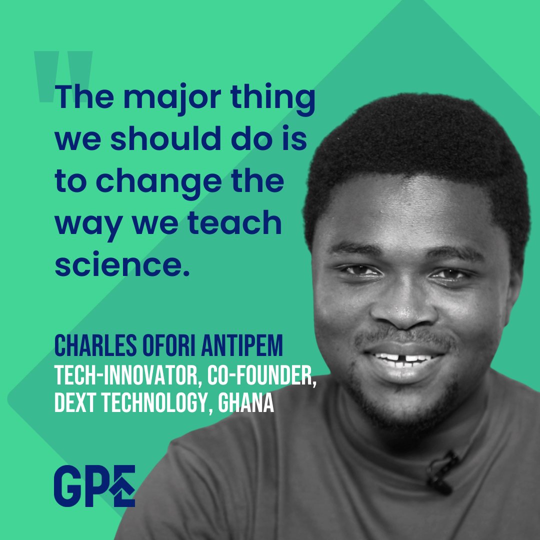 GPforEducation's tweet photo. #TransformingEducation means challenging stereotypes in the education system, and that is what @antipem has been doing.

Find out more in our latest video on #WomenInScience moderated by @staa_boss in collaboration with @EcobankFdn and @GroupEcobank: https://t.co/xJLKESns5O https://t.co/0RShCznDjW