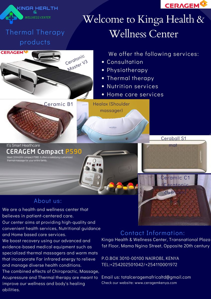 Kinga_Health's tweet photo. Welcome to Kinga Health and Wellness Center.
We aim to provide consistent, quality and trusted medical services to all our patients. https://t.co/LmdYx2vWh0