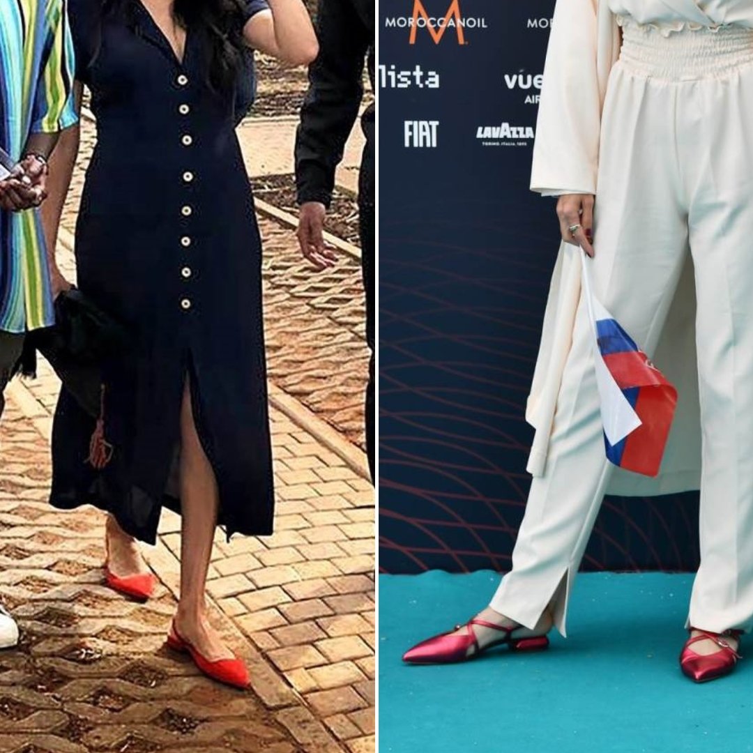 Reda_Milano02's tweet photo. Koje vam se cipelice sa ove slike više dopadaju i zašto?

#slingback #cipele izdominirale su ove godine - jednostavne ili glamurozne, tek, nema dame koja im je odolela, pa ni Megan Markl ni #Konstrakta koja se na Evroviziji pojavila u cipelicama našeg brenda.

Pa uporedite. https://t.co/yXNp5y7G5h