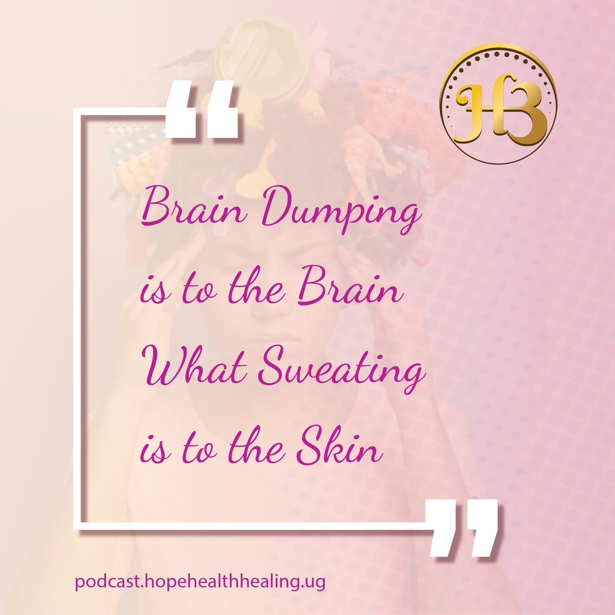 DrLilH3's tweet photo. #TGIF at last. How have you wound down the week?, Have you tried #BrainDumping?
Recommended for you today, so as to maximise a clear mind for a great weekend.
More at 🎧 https://t.co/z5Us6p7Q1t https://t.co/BXHXaqKg8q