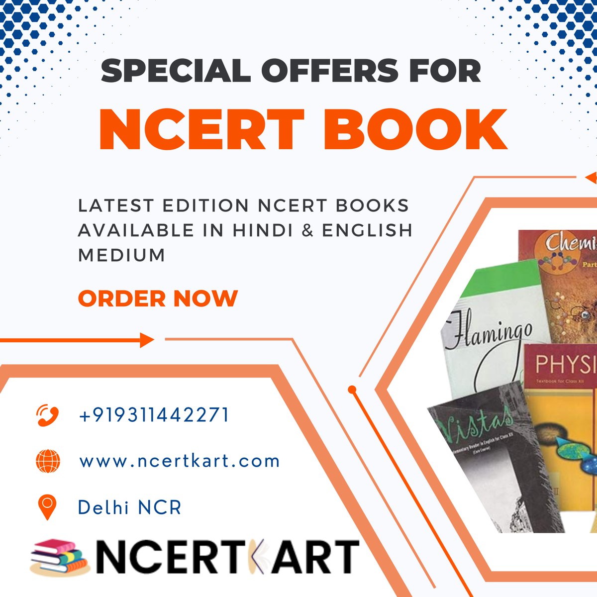 ncertkart's tweet photo. Time to stock up on your favorite NCERT books! 
Take advantage of these amazing special offers and get the knowledge you need in a cost-effective way. 🤩
Share with us which NCERT books you're adding to your collection!

#NCERTKART #NCERTBOOK #NCERT_BOOK #UPSCBOOK https://t.co/T6MOQ7py7Q