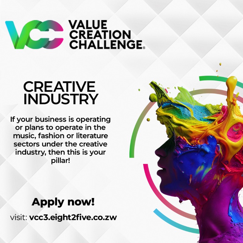 eight2fivehub's tweet photo. Did you know the Value Creation Challenge 3 is running under 4 pillars &amp; the Creative Industry is one of them?

If you are a creative building a viable enterprise that is less than 5 years old...Then #VCC3 is for you!

#creativeeconomy #opportunity