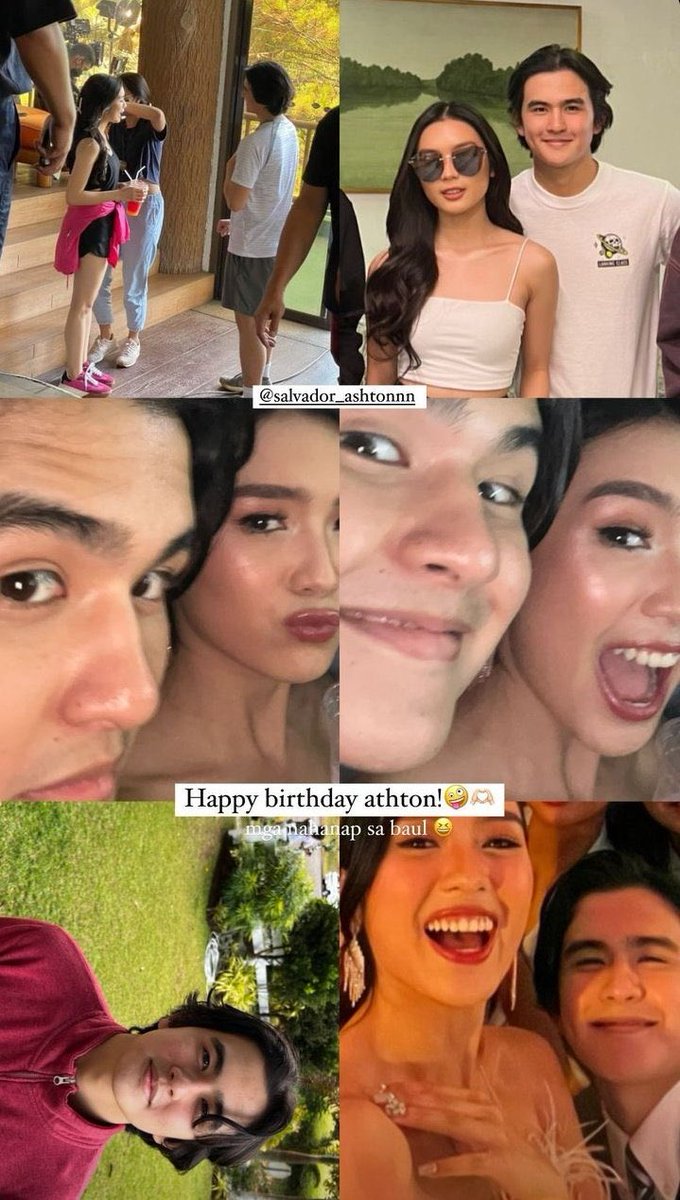 OfficialAshCine's tweet photo. Chin's birthday greeting post for Ashton.

#ashtonsalvador #francinediaz #ashcine https://t.co/IpvkgZCZNC