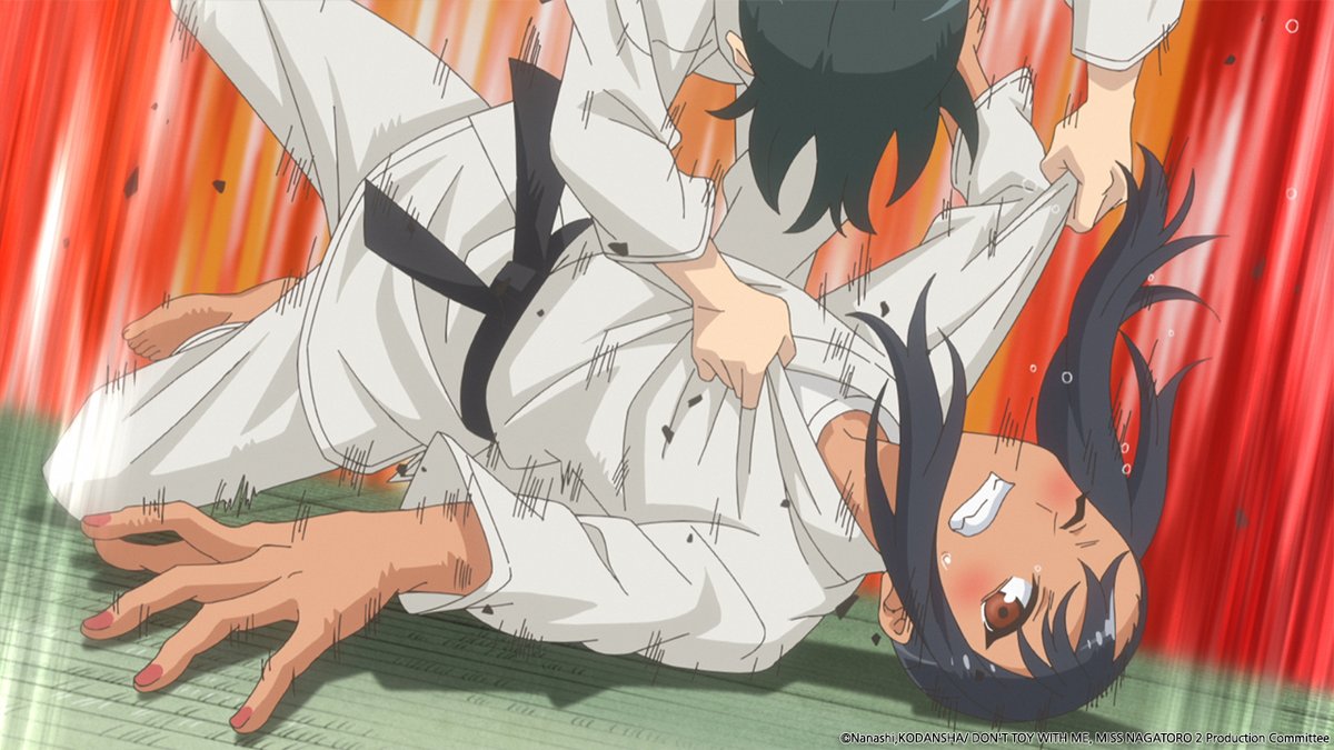 [애니플러스 2/26 23:00 방송 『괴롭히지 말아요, 나가토로 양 2nd Attack 』 9화 "선배가 1승이라도 한다면... 요"] -나가토로는 올림픽 후보인 오리하라와...