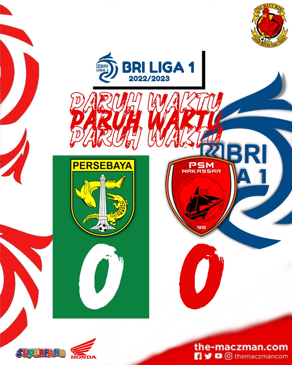 themaczmancom's tweet photo. Imbang sementara. Ayo Fokus lagi!

#EwakoPSM 
#themaczman #themaczgirl #superfans #hondajagoanku https://t.co/OI1c0mj5d8