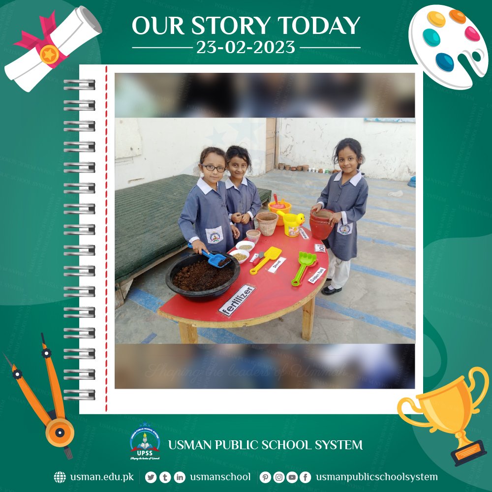 UsmanSchool's tweet photo. #DailyActivities #upss #usmanians #UsmanPublicSchoolSystem #2ndPost #February #Feb2023224 https://t.co/C7cIpwxuv2