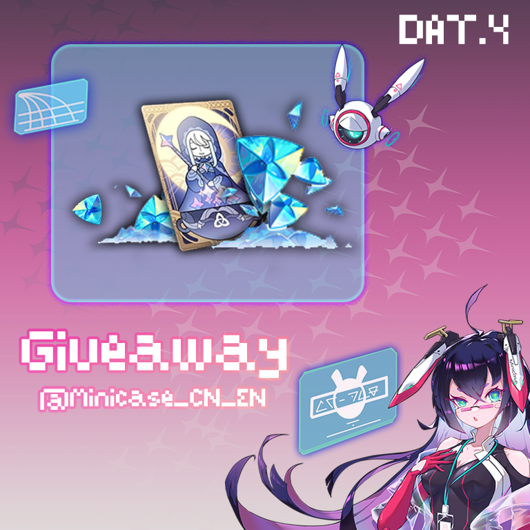 Minicase_CN_EN's tweet photo. 🎁Genshin Giveaway FOR 5 DAYS!!!🎁

🎀DAY 4:
💎1 welkins / 1 winner
💎980 GC / 2 winners
[There will be 2 winners get 980 GC for each, and 1 winner get a welkin moon]

✅Rules:
1\Follow @Minicase_CN_EN
2\RT &amp; like

⏰72H
#genshin #genshinimpact #welkingiveaway #genshingiveaway https://t.co/HMPQ1wV16v