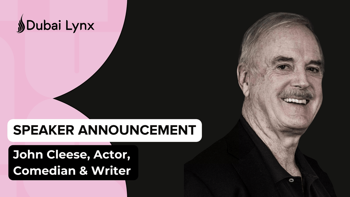 Have you ever wanted to hear from a comedy legend? This is your chance to see @JohnCleese speaking live at the Dubai Lynx Festival! Book your passes now: bit.ly/3YXMr6B