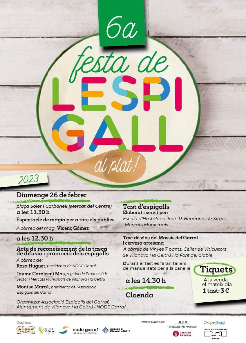 🥬 Diumenge torna la Festa de l'Espigall a #VilanovailaGeltrú

👉🏼 Una bona ocasió per conèixer les múltiples possibilitats 🍽️ que ofereix aquest producte de Km0

👉🏼 Gaudeix i participa en els tallers i activitats que es faran des de les 11.30h a la Pl. Soler i Carbonell.

#VNG