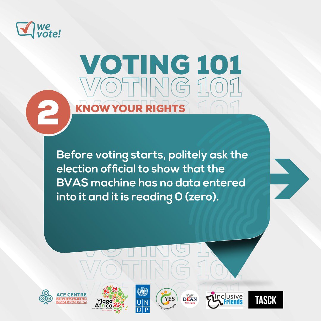 WeVoteOfficial's tweet photo. Know your rights on Election Day. 
Stay informed. Stay active. https://t.co/yOgSA3Cm8u