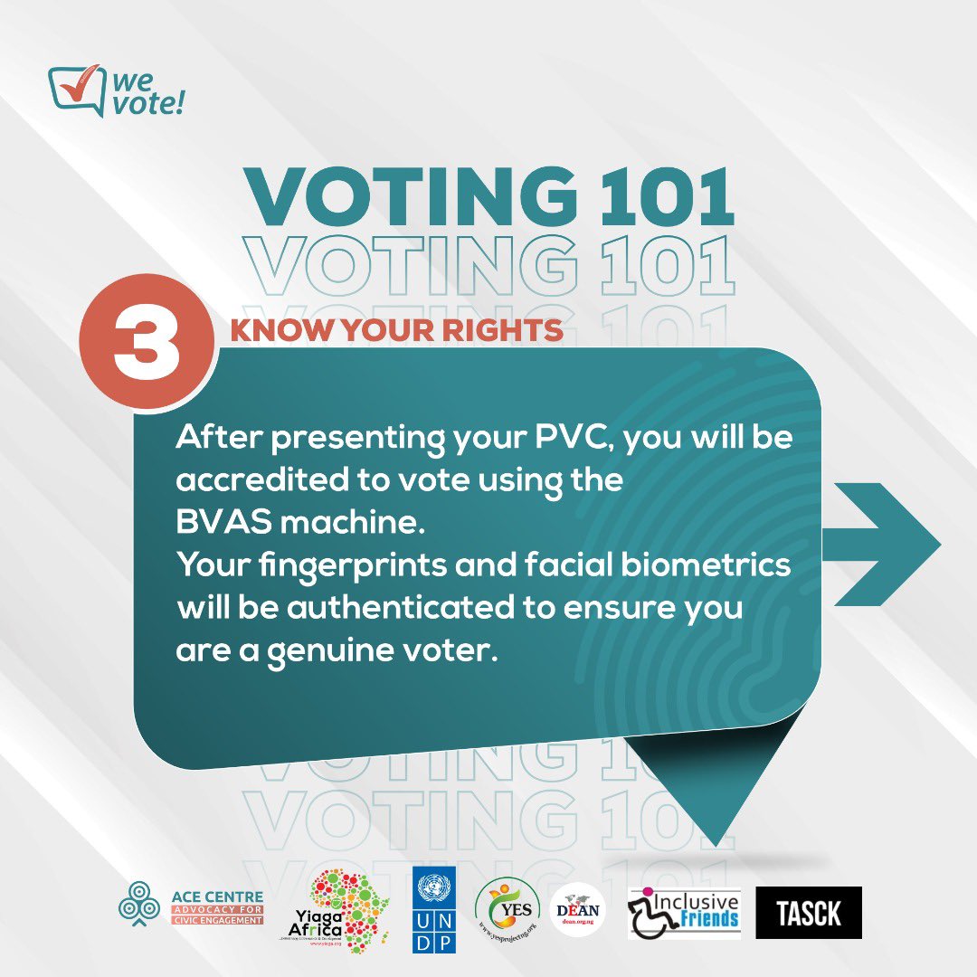 WeVoteOfficial's tweet photo. Know your rights on Election Day. 
Stay informed. Stay active. https://t.co/yOgSA3Cm8u