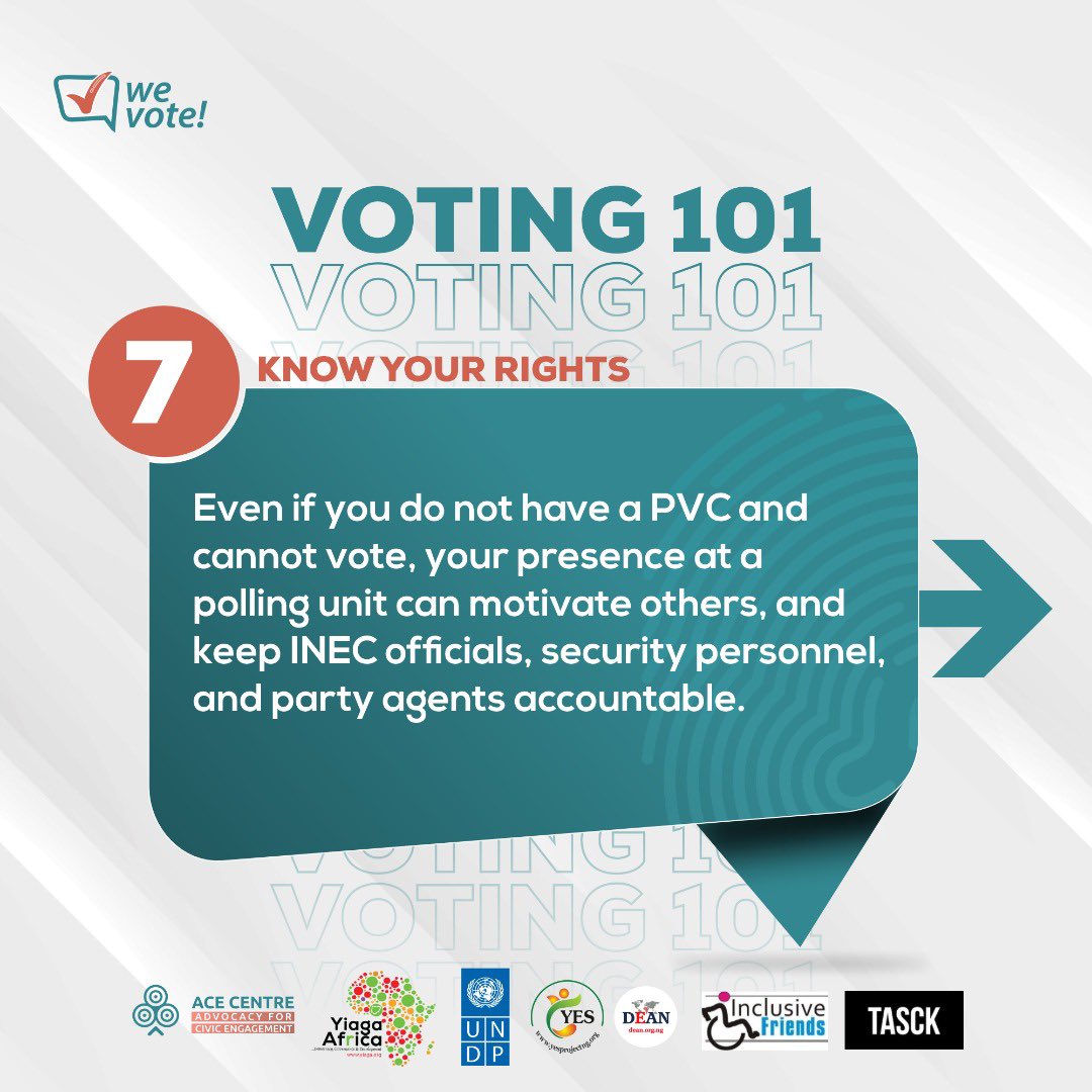 WeVoteOfficial's tweet photo. The 2023 general elections are the most consequential elections in our nation's history. https://t.co/Q8JsTM7FZZ
