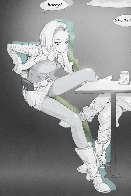 Ravernclouk on X: Android 17 Y 18 #DragonBall #DragonBallZ / X
