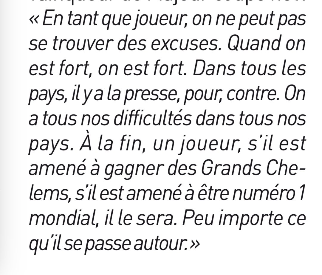 Les mots simples et justes de <a href="/stanwawrinka/">Stanislas Wawrinka</a> dans <a href="/lequipe/">L'Équipe</a>