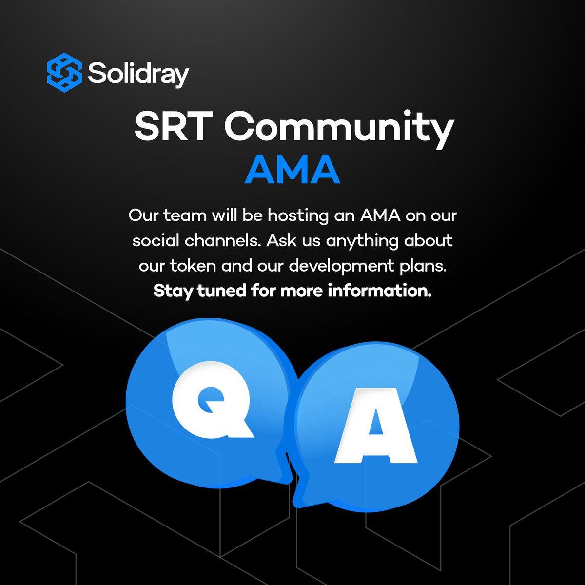 SolidrayCoin's tweet photo. Got Question?
Join our telegram community
https://t.co/HaYNsXoBtK
We are on standby to answer your questions.
#SRT #SolidrayToken #SRTArmy #Crypto #Blockchain #Token #Decentralized #DigitalCurrency #Investment #Altcoin #HODL #Cryptocurrency https://t.co/qqoG4Y0OBo