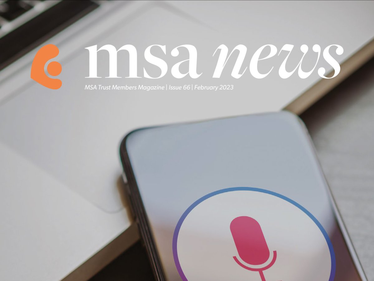 MSAtrust's tweet photo. #HotOffThePress - Your latest MSA News is out now! This issue includes articles on accessing and paying for Care, Managing Pain and Voice Banking. Look out for it in your inboxes today and on doorsteps next week.

You can also read it here - https://t.co/Bw6XafYp7s https://t.co/J66Tpe6lF0