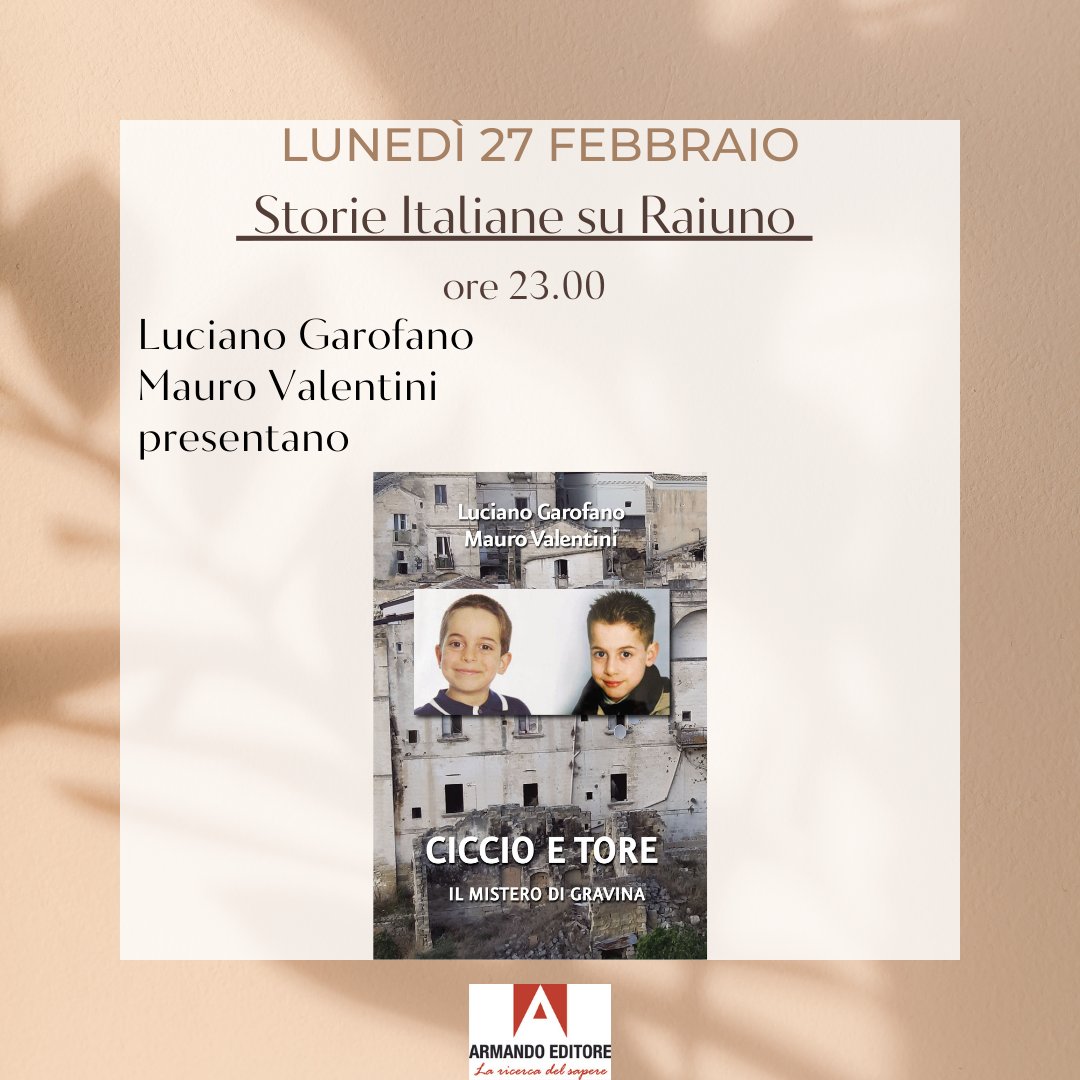 Armando Editore tweet media