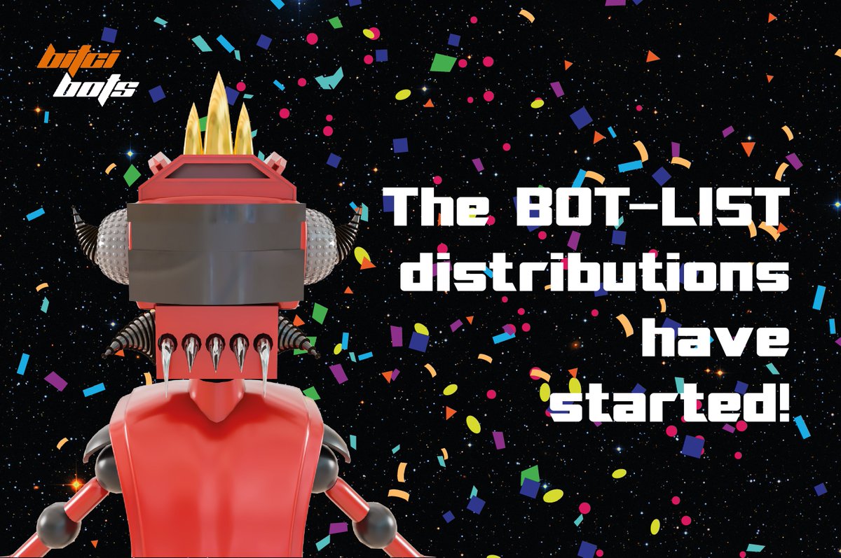 BitciBots's tweet photo. 🎉Have you BOT-LISTED already?🤖🚀

We are distributing the Whitelist starting today, exclusively for our members who have reached at least level 7 in our Discord channel. Don't miss this opportunity to be part of our exclusive community and access our amazing perks! #BitciBots https://t.co/6xyLaGewhN