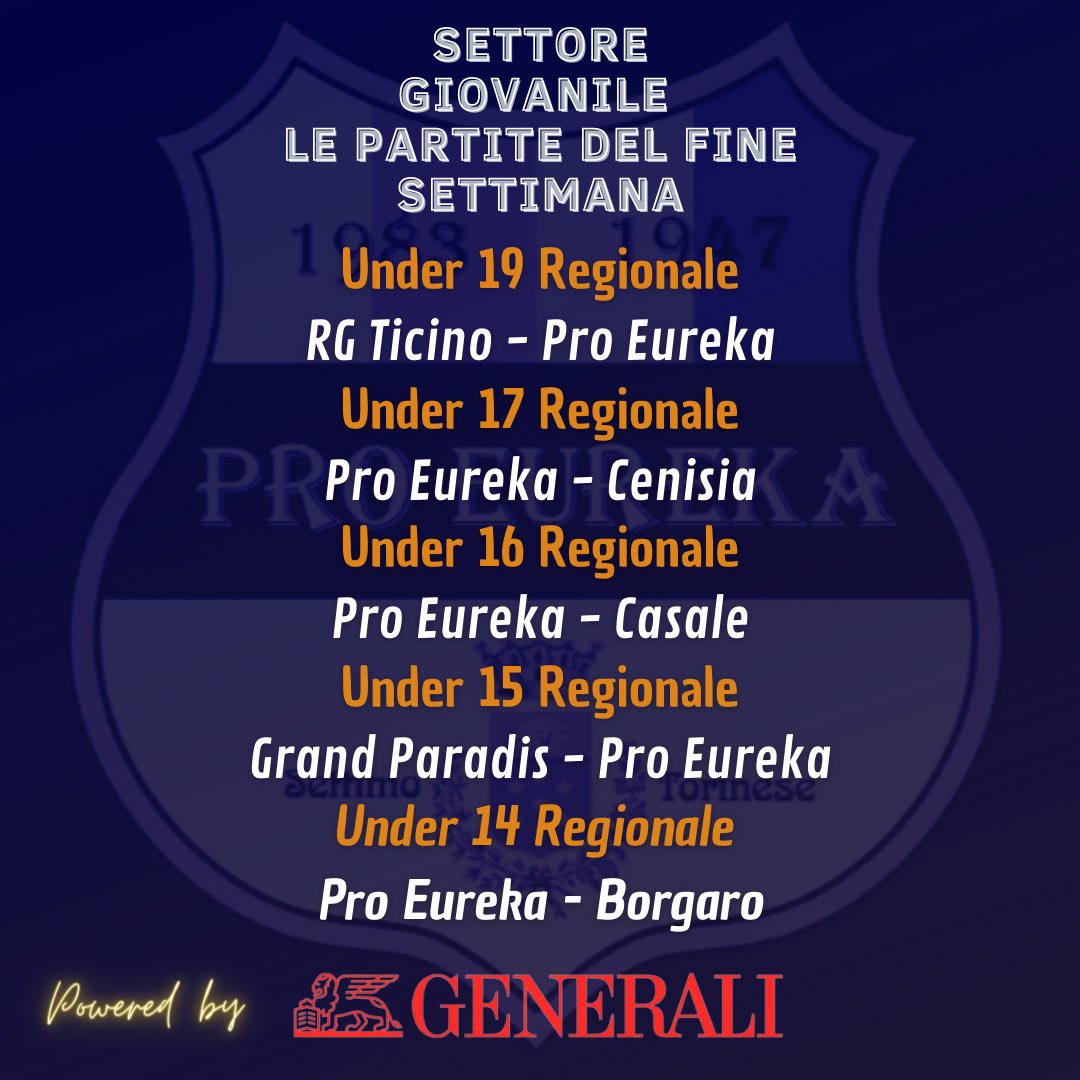 AsdProEureka's tweet photo. Le gare delle squadre del nostro settore giovanile #wearepe https://t.co/9unNS9VA4K