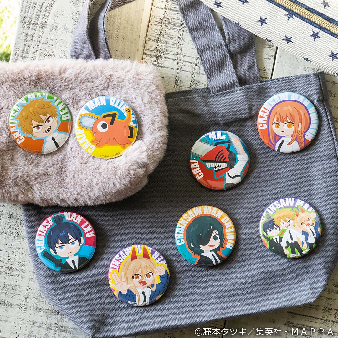 ピザトースト様の専用ページ チェンソーマン 缶バッジコレクション 10点 TVアニメ『#チェンソーマン』から デフォルメイラストの缶バッジが登場