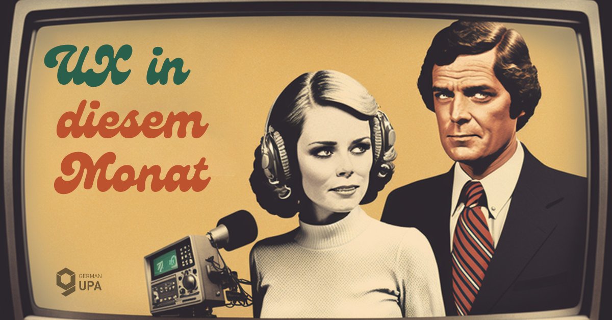 Bereit für News aus der UX Branche? 
youtube.com/watch?v=k4iyM-…

Dann schalte nächsten Donnerstag um 18 Uhr zu "UX in diesem Monat" ein!
Es erwarten dich eine Vielzahl von Themen und spannende Gäste, dabei sein lohnt sich also!

#ux #wissen #usability #userexperience #news #event