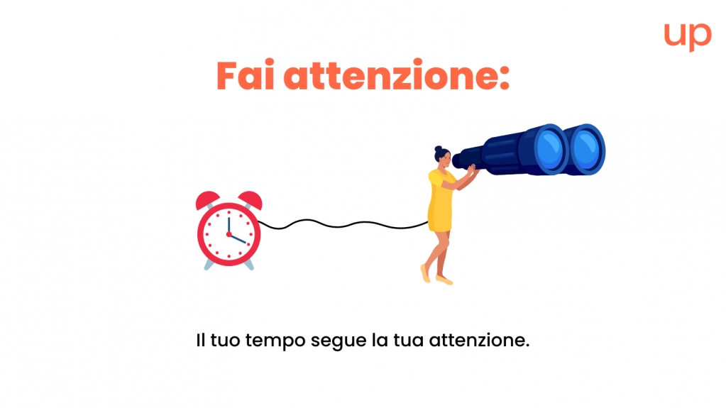 Occhio, la tua attenzione guida il tuo tempo.
Se presti attenzione alle cose poco importanti rischi di sprecare il tuo tempo, la risorsa più preziosa che hai a disposizione.
Seguici per altri consigli.
#SharpenUp