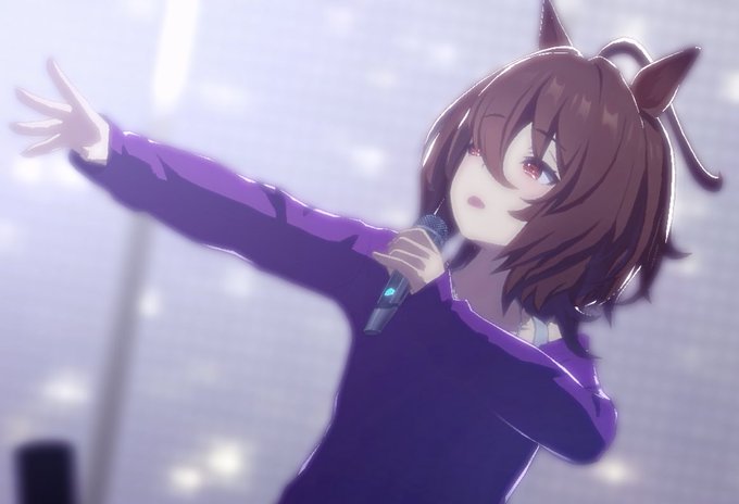 「カラオケデートでめっちゃはしゃいでるタキオン」に見えてかわいい 