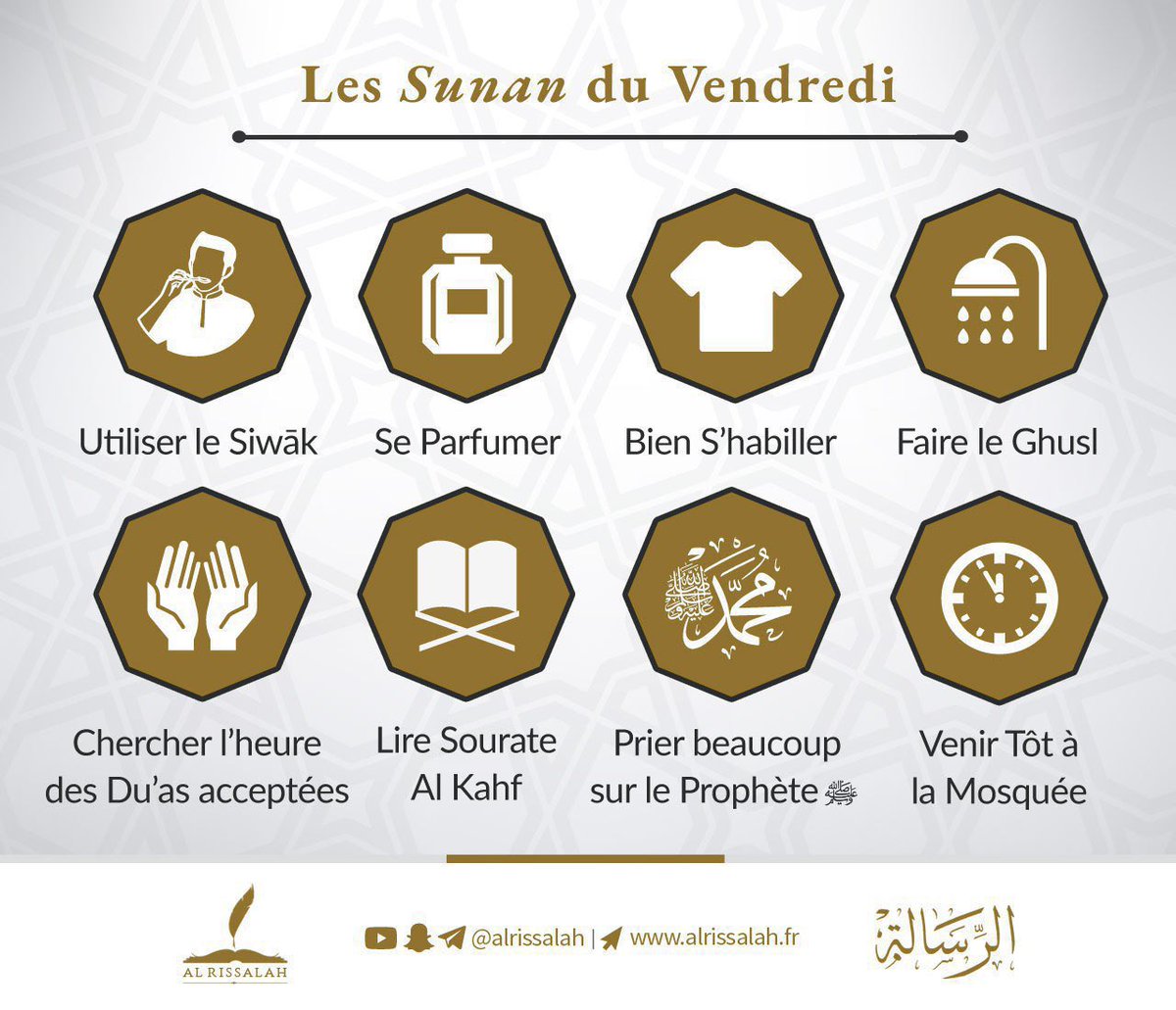 Aujourd'hui jumuha ❤️💪 On oublie pas les duaas pour les frères et sœurs malades