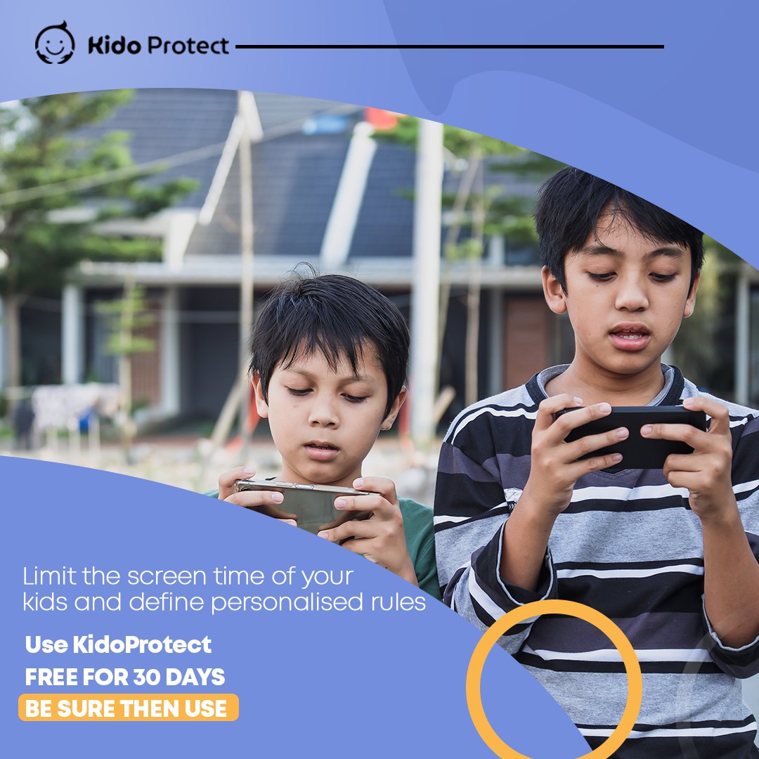 Time to set some personalised rules with certain limits. With Kido Protect, you can be sure that your kids are developing healthy habits and spending controlled time on the screen. Try it for free for 30 days and see the difference!

#screentime #kidsapps #childrenapp