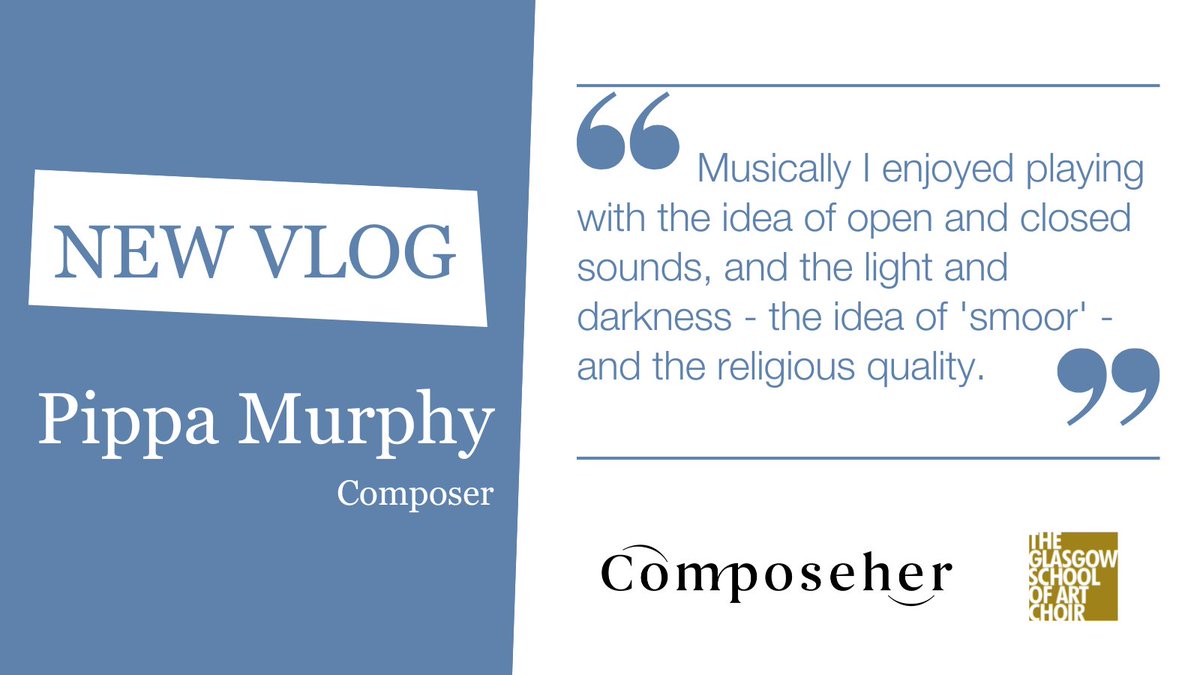 ComposeherUK's tweet image. Read our latest #ComposerBlog! @pippamurph discusses her composition, &apos;Brìdghe&apos; with lyricist, @IAMKP;

&quot;Musically I enjoyed playing with the idea of open and closed sounds, and the light and darkness - the idea of &apos;smoor&apos; - and the religious quality.

bit.ly/3xPSSwA