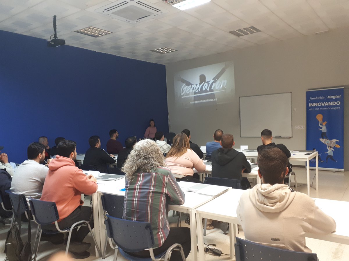 spaingeneration's tweet photo. 🌞Arranca la II edición de este 2023 de la formación en Instalación de Paneles Solares en #Cordoba. ¡Enhorabuena a todos los participantes! #GreenJobs 🌿#solarenergy @FundacionMagtel #BeGeneration conoce más oportunidades en https://t.co/gBr9td7as6 https://t.co/P7LmwSd1Cj