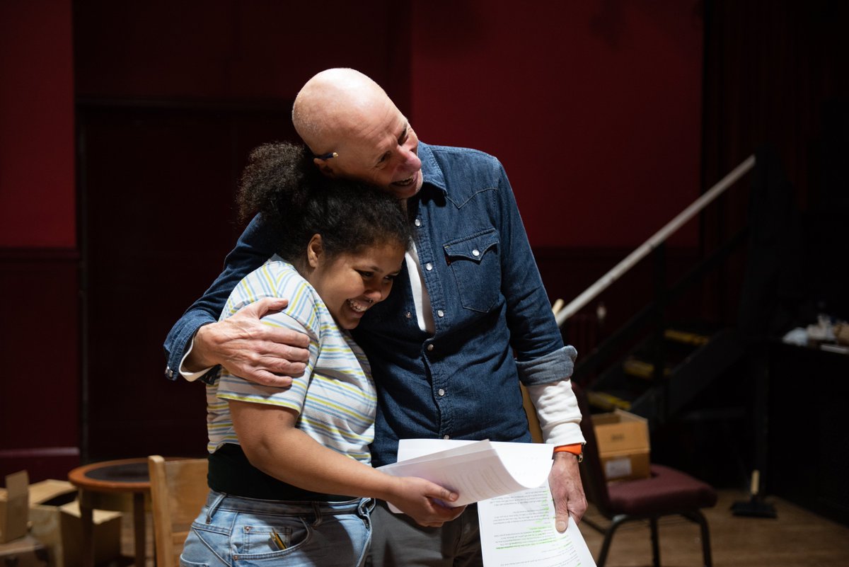 UpTheRdTheatre's tweet photo. Beneath the Banner #rehearsal shots! 
@Philip_Gill1 Ellinor Larsson @jodieclicks @aileenekelly 
@HighlightsRural @KirkgateArts @RuralArts @spotonlancs @ApplauseTouring  @NCMME @castindoncaster @CarnegieTheatre @wetherbycouncil 
Taken @TheAstorTheatre by @MSTPHOTOGRAPHY3 https://t.co/c1RwaOiBN2