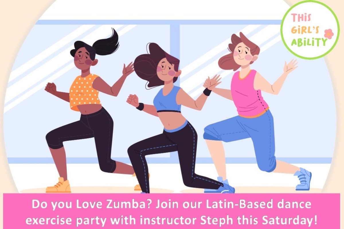 Join us tomorrow for our Latin-Based dance exercise party with instructor Steph @WrittleOfficial 

Multi-Sports Club is for girls/young women with disabilities aged group 8-25-years-old.

thisgirlsability.co.uk/activities

#thisgirlsability #essex #findyouractive #activeessex @ActiveEssex