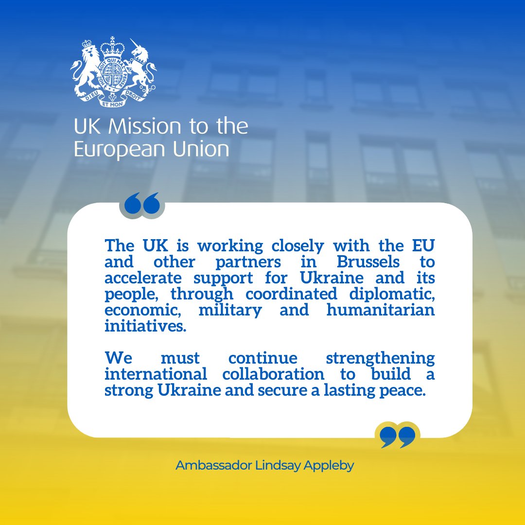 LindsayCAppleby's tweet photo. Today marks one year since Russia’s illegal and brutal invasion in Ukraine. 

#StandWithUkraine https://t.co/KZ1YiyqRZN