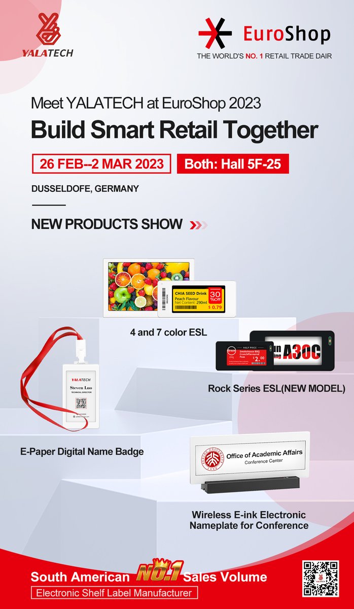 Aieinksmart's tweet photo. If you have time
Sincerely invite you to the scene to communicate with us #euroshop2023  #euroshop https://t.co/XUlEePPMSa