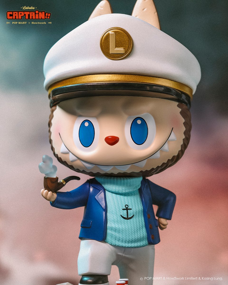 🆕⚓️🆕LABUBU Captain ビッグサイズ🆕🚢🆕 頼もしいLABUBU船長と一緒